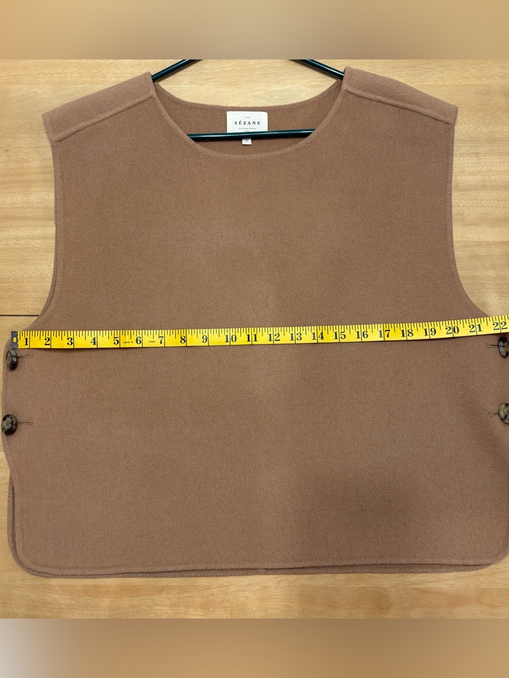 Sezane Aaron Jacket Camel - Size 10 - Picture 5 of 5